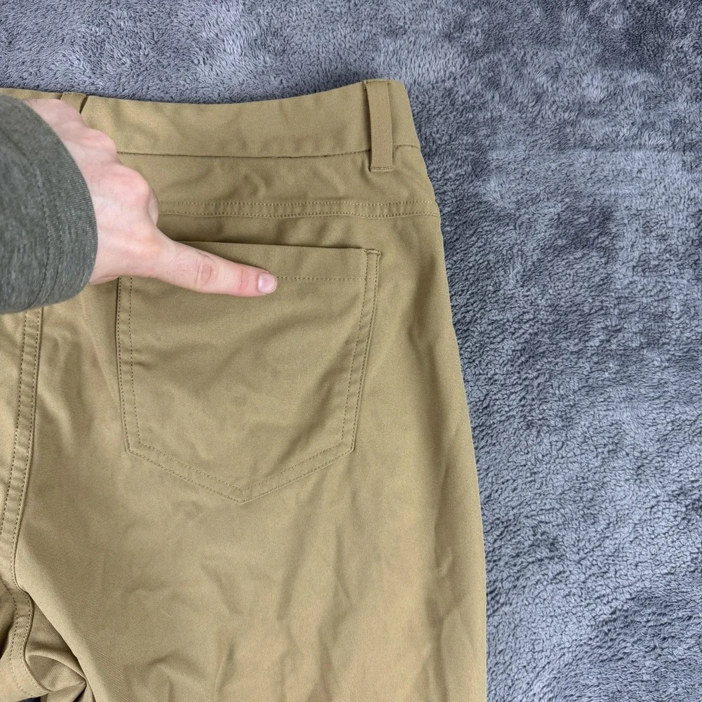 VRST Pants Mens 33x28 Khaki‎ Stretch Chino Athletic Golf Casual Performance